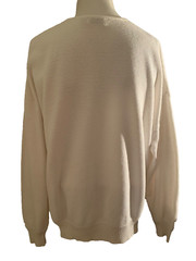 Saint Croix men’s all seasons knit shirt heart shaped necklines color white L