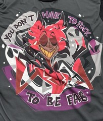 Alastor Hazbin Hotel Shirt Adult Medium You Don’t Have To F**k To Be Fab