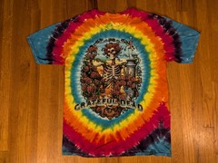Liquid Blue Grateful Dead tie-dye t-shirt Large Bertha