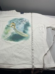 VTG 90s POLO SPORT RALPH LAUREN SURFING SPORTSMAN T-SHIRT Sz XXL RARE USA Made