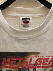Vintage Deadstock Metal Gear Solid PlayStation T Shirt Size L 90s
