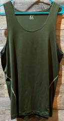 Xdian, Men’s XL, Tank Top, Muscle, Shirt, Pull-on, Sleeveless, Army Green,Gym