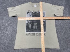 Salud Compadre San Miguel de Allende Beige Medium Shirt Distressed Mexico VTG