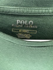 Polo Ralph Lauren Green Blue Pony Men’s Long Sleeve T Shirt Layer Size M 1defect