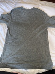 Bella+Canvas Unisex L Gray Crew Neck Short Sleeve Plaque Is Wack Tooth Tee