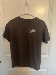Southern Attitude Gray S/M Short Sleeve Crew Neck Double-Sided Cat Tee