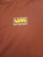 vans off the wall t shirt large Bleached Spots