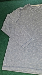 Orvis Classic Collection Men’s Medium Blue grey Knit Long Sleeve T-Shirt