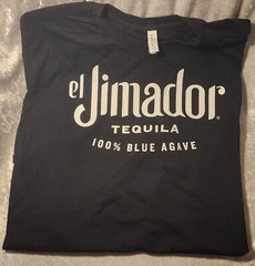 El Jimador Shirt Men Extra Large Black Crew Tequila Advertising Adult XL NEW
