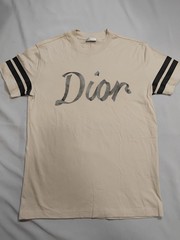 DIOR 47 Men’s Designer 100% Cotton Pullover Tshirt Top, Made in Italy, Size S