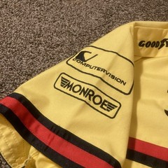 Vintage Pennzoil Pit Crew Button Up Shirt 70s 80s Sz M Xquisite Designs Racing