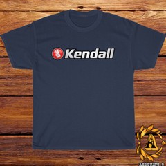 New Kendall Motor Oil Logo Black/Sport Grey/White/Navy/Red T-Shirt S-5XL
