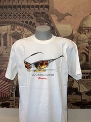 LOOKING GOOD BUDWEISER White T-Shirt For Men – Size X-Large
