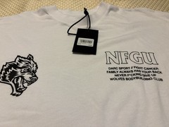 Darc Sport NFGU Wolves White Tee Men’s Size L 228/2000 “Keep Fighting”