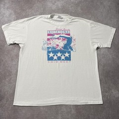 Vintage 80s Sheryl Swartz Swim Meet Shirt Mens XL Swimming Graphic Single Stitch