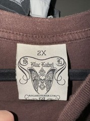 Y2K Affliction Black Label Premium “balanced On The Edge” Shirt Size Xxl