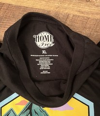 Home Free Brand Mens XL Black Travel Wyoming Graphic T-Shirt