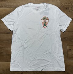 Sz XL- Brand New Vintage Air Jordan Jumpman White Crimson T Shirt CZ8059-100