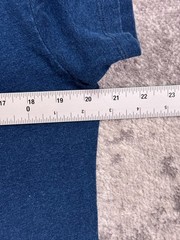 Buck Mason Shirt Medium Mens Blue Indigo Dyed Pocket Tee
