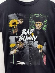Bad Bunny Medium Tour Merch Black Shirt Benito Rap Tee Band T Puerto Rico
