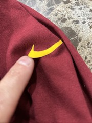nike hooded long sleeve Shirt Mens Large Washington Football Red NFL On Field