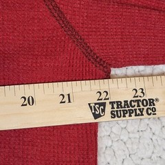 G.H. Bass & Co. Men’s Yosemite Henley Long Sleeve Shirt Large New With Tags Red
