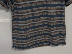 Howler Brothers Men’s Large Jacquard Petrol Blue T-Shirt Size Large