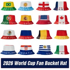 2026 World Cup United States Fan Bucket Hat with National Flag,Fisherman Hat …