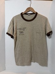 VTG 8O’S WILBUR T WEST CONTRACTORS RINGER SHIRT 131