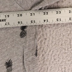 Gap Shirt Mens L Gray 100% Cotton All Over Print AOP Pocket