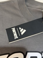 NEW Adidas Fortnite Gradient T Shirt JX8729 Men’s Size Medium Grey Black White