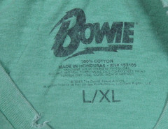 David Bowie REPRINT T-Shirt XS (L/XL) Space Oddity Oversized