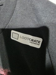 Loot Crate Exclusive Injustice 2 Black 100% Cotton Short Sleeve Shirt Size XL