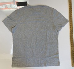 Triumph Motorcycles T-Shirt Mens Large Burnham Gray Marl Spellout Logo Cotton
