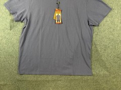 Eddie Bauer Henley T-Shirt Mens XL Purple Cotton Short Sleeve 1/4 Button NWT