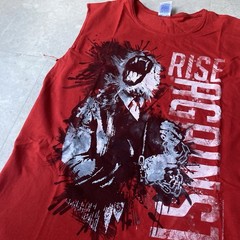 vintage y2k rise against hardcore punk rock band sleveless size small