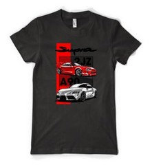 Japanese Supra Sportcar Classic Custom Car Personalised Unisex Adult T Shirt