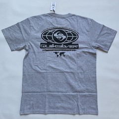 $30 Quiksilver Men’s Worldwide Boardriding Short Sleeves T-Shirt In Grey Size M