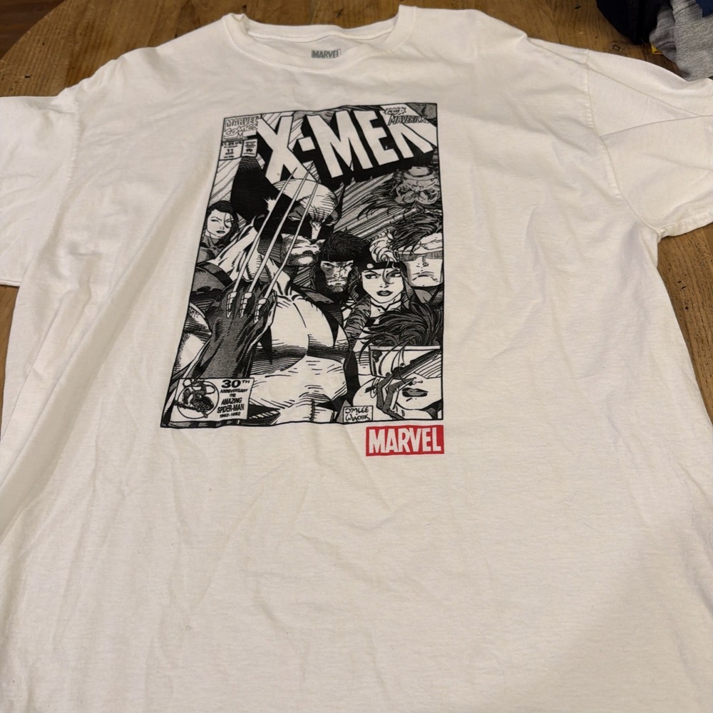 X-Men Adult T-Shirt Issue 11 Wolverine Jim Lee B & W Cover Pic XL