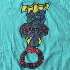 Vintage 1989 David Nielsen x H-Street Pro Model Skate shirt 2-SIDER