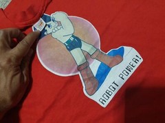 Rare vintage 1978 Astro Boy Mighty Atom T Shirt Osamu Tezuka Productions Akira S