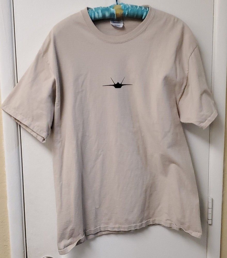 422 TES TEST EVALUATION SQUADRON NON-EXPORTABLE TACTICS USAF AIR FORCE T SHIRT L