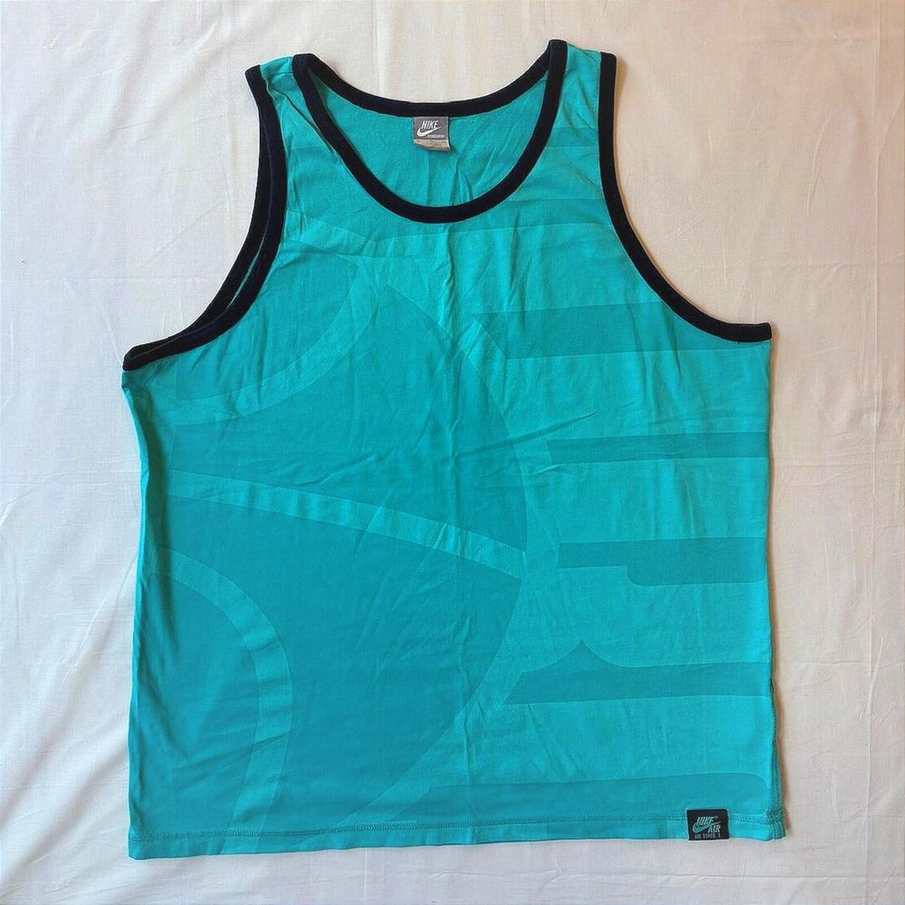 Nike Sportswear Air Force 1 Mens Tank Top Size XL Sleeveless Contrast Trim