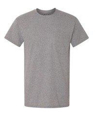 Gildan 5300 Men’s Heavy Cotton Pocket T-Shirt Plain Blank Casual Tee