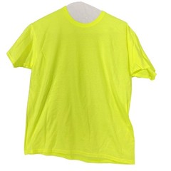 Lot 3 Hi Viz Size Large Safety Shirts Large Yellow Workwear Construction Bundle