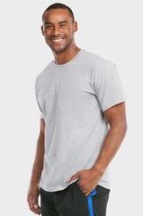 TEEJOY Men’s Cotton Short Sleeve Light Weight Crewneck T-Shirt, Pack of 2
