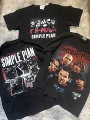 Vintage Simple Plan Shirt 3pcs Small Medium Large