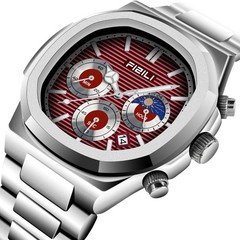Men’s Fashion Watch Stainless Steel Business Quartz Watches Luxury Waterproof…