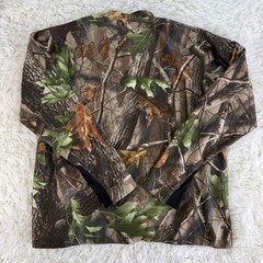 Sportsmans Warehouse Realtree Hardwoods Camo Henley Shirt XL Hunting Outdoors