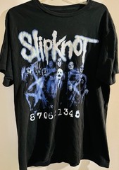 Slipknot-870621345 Black Graphic Tee – 2 Sided – Graphic Men’s L